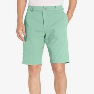 Puma Men's Mint Green Flat Front Shorts